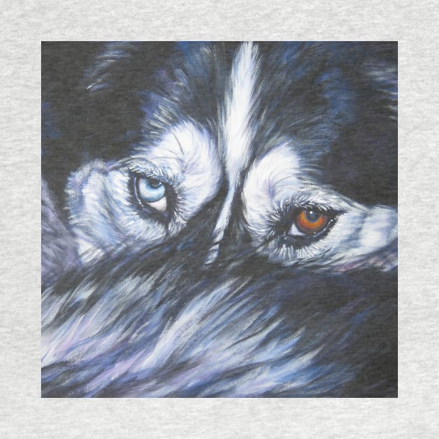 Siberian Husky Fine Art Painting by LASHEPARD